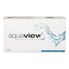 AquaView Monthly 6 db kontaktlencse