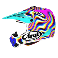 ARAI mx-v evo bukósisak - Áramlat - rózsaszín bukósisak