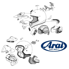 ARAI RX-7V 30mm-es teljes álarcos sisak orcabetét ARAI bukósisak