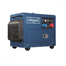 Áramfejlesztő dízel AVR szabályozással, 5000 W Scheppach SG 5200 D aggregátor