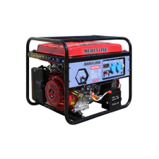 Áramfejlesztő, MEDIA LINE MLG 6500 (15 LE benzinmotor, elektromos indítás, AVR) aggregátor