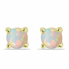  Arannyal Bevont Ezüst Fülbevaló Welo Opállal, Y58457 fülbevaló