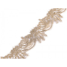  Arany csipke lurexel dekorációs kellék