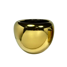  Arany kerámia virágcserép 39cm kerti tárolás