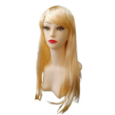  ARANY PLATINA hosszú egyenes buli paróka 60 cm paróka