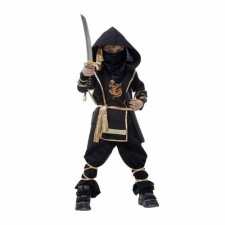 ARANY SÁRKÁNY Ninja jelmez gyerekeknek, 10 részes, L-es méret jelmez