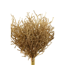  Arany színű csillámos korall művirág dekoráció