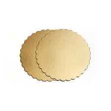 Arany Tortaalátét - Hullámos, 3mm, 26cm konyhai eszköz