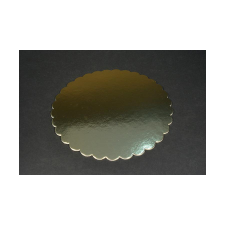 Arany tortakarton tortaalátét hullámos 20 cm sütés és főzés