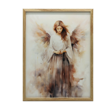  ARANYKERETES FALI PLAKÁT ANGYELIC ELEGANCE 50x70 CM grafika, keretezett kép