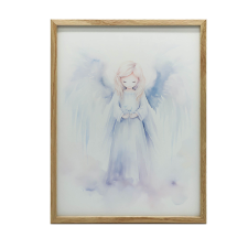 ARANYKERETES FALI PLAKÁT JOY OF THE ANGEL 50x70 CM MATT grafika, keretezett kép