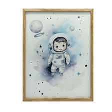 ARANYKERETES FALI PLAKÁT SZTÁR UTAZÁS 50x70 CM grafika, keretezett kép