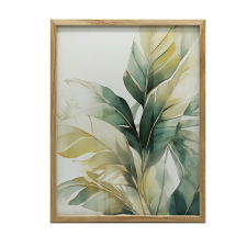 ARANYKERETES FALI PLAKÁT TROPICAL HARMONY 70x100 CM grafika, keretezett kép