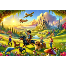  Aranyos Kastély Látogatása Puzzle 200 darabos puzzle, kirakós
