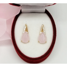  Aranyozott antiallergén fülbevaló, 17 mm fülbevaló