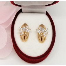 Aranyozott antiallergén fülbevaló, 18 mm fülbevaló