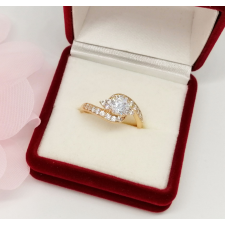  Aranyozott antiallergén gyűrű, 7-es (17,2 mm átmérő) gyűrű