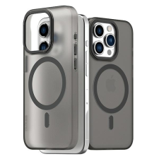 ARAREE Aero Frame tok iPhone 15 Pro - fekete átlátszó tok és táska