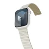 ARAREE Szilikon Link Apple Watch szíj 38/40/41mm Meleg fehér-khaki AR70-01908C