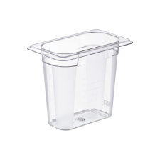 Araven GN Gasztroedény 1/9, polikarbonát, mélység: 150 mm, térfogat: 1,2 L konyhai eszköz