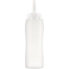 Araven Nyomópalack, LDPE, ø: 75 mm, Magasság: 273 mm, Űrtartalom: 0,75 L, fehér konyhai eszköz