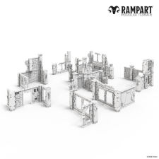  Archon Studio Modular Terrain: CITY RUINS (RAM0007) makett