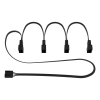 Arctic 4-Pin PWM elosztó kábel fekete (ACCBL00007A)