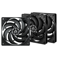 Arctic P12 Slim PWM PST ház hűtő ventilátor 12cm fekete 3db (ACFAN00275A) hűtés