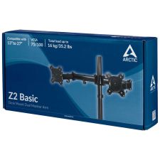 Arctic Z2 Basic 13&quot; - 27&quot; Monitor tartó Fekete tv állvány és fali konzol