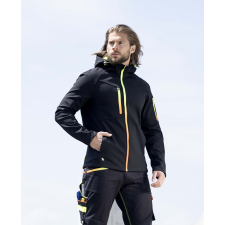 Ardon H6697 Creatron Softshell Dzseki (fekete/neon, 3XL) munkaruha