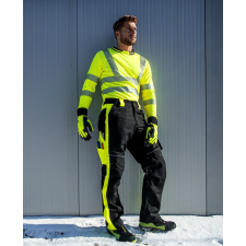 Ardon Munkanadrág - H6471 Neon (fekete/sárga, XXL) - bélelt munkaruha
