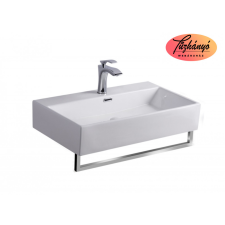 Arezzo AREZZO Design Norfolk mosdótál törölközőtartóval, fehér, AR-381 szaniter