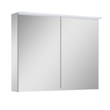 Arezzo AREZZO design Tükrös szekrény PREMIUM 80,2 ajtó + TECHNOBOX+ LED LÁMPA PANEL fürdőszoba bútor