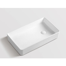 Arezzo design Charlotte 61x34 mosdótál, fényes fehér intelligens bevonattal szaniter