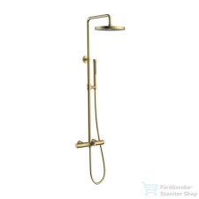 Arezzo design ELEGANT 3 funkciós termosztátos zuhanyrendszer, szálcsiszolt arany AR-3095BG csaptelep