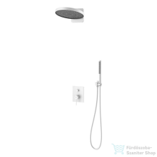 Arezzo design ELEGANT Falsík alatti zuhanyrendszer falon belüli egységgel, matt fehér AR-2095MW csaptelep
