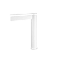 Arezzo design Elegant matt fehér álló egykaros kerámiabetétes magasított mosdó csaptelep csaptelep