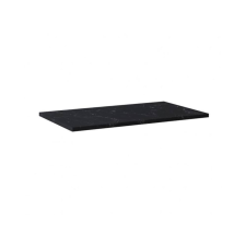 Arezzo design márvány 80x46 cm mosdópult Matt Fekete színben AR-167481 fürdőszoba bútor