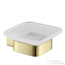 Arezzo design MONO szappantartó, szálcsiszolt arany AR-120021BG fürdőszoba kiegészítő