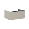 Arezzo design MONTEREY 60 cm-es alsószekrény 1 fiókkal Matt Beige színben, szifokivágás nélkül AR-168590