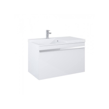 Arezzo design NEVADA 90 cm-es alsószekrény, 1+1 fiókkal, Mf. Fehér színben, szifonkivágással AR-167686 fürdőszoba bútor