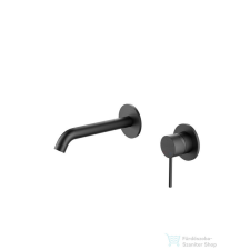 Arezzo design NOVA fali mosdó csaptelep, szálcsiszolt gun metal AR-2103GM csaptelep