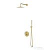 Arezzo design NOVA falsík alatti zuhanyszett falon belüli egységgel, szálcsiszolt arany AR-2160BG