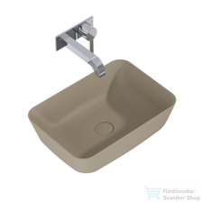Arezzo design pultra ültethető mosdó RENI 46x33, matt beige AR-146027 szaniter