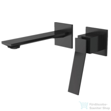 Arezzo design ROCKFIELD fali mosdócsaptelep, fekete AR-9903BL csaptelep