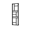 Arezzo design ROCKWALL BLACK 500x1200 törölközőszárító radiátor