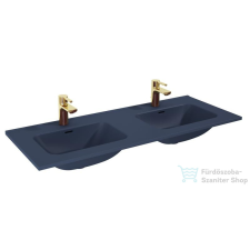 Arezzo design SKAPPA 120 cm-es dupla mosdó, matt kék AR-146074 szaniter