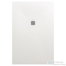 Arezzo design SOLIDSoft zuhanytálca 140x80 cm, FEHÉR, színazonos lefolyóval (2 doboz) AR-80140W kád, zuhanykabin