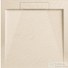 Arezzo design STONE pala hatású öntött márvány zuhanytálca, 90x90 cm-es, beige AR-DYT099LBG