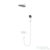 Arezzo design UNI Falsík alatti termosztátos zuhanyszett falon belüli egységgel, matt fehér AR-6296MW